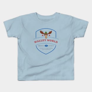 Walley World - modern design logo Kids T-Shirt